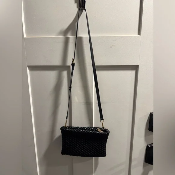 Melie Bianco Black Woven Clutch by Anthropologie - Picture 2 of 7